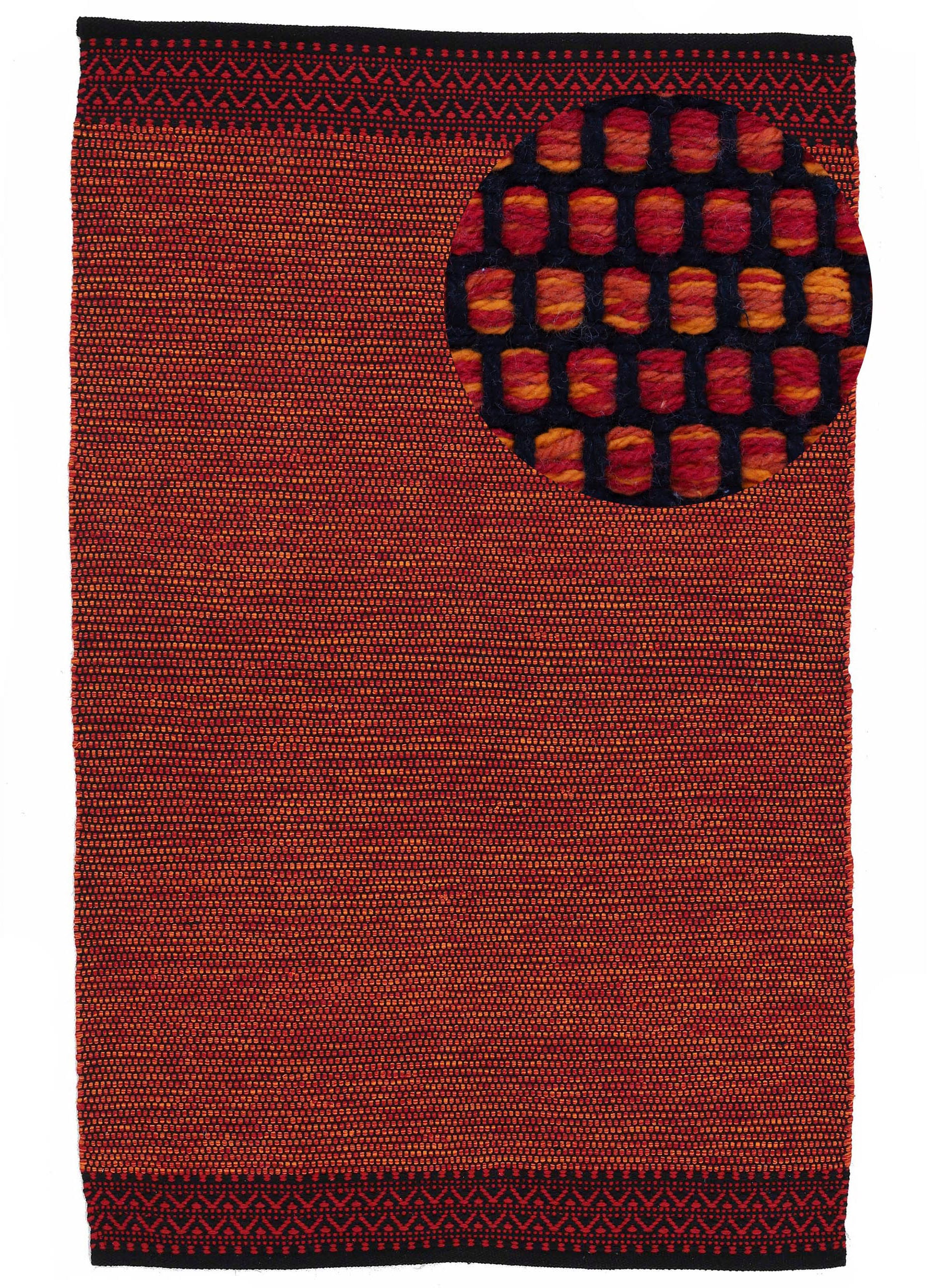 carpetfine Teppich »Kelim Mia«, rechteckig, 6 mm Höhe, Baumwolle Wendeteppich, Wohnzimmer carpetfine Teppich »Kelim Mia«, rechteckig, 6 mm Höhe, Baumwolle Wendeteppich, Wohnzimmer von carpetfine