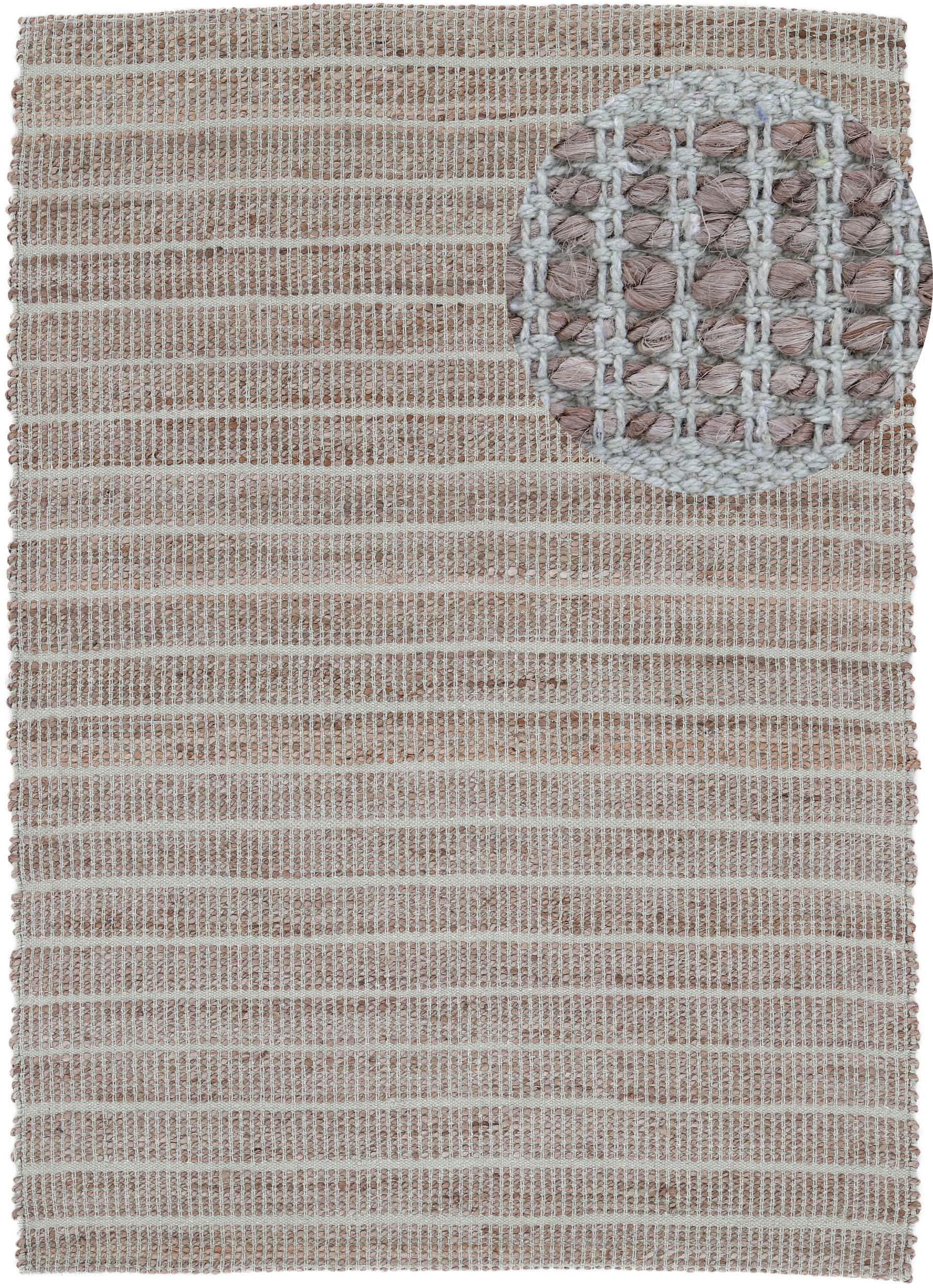 carpetfine Teppich »Lara«, rechteckig, Wendeteppich aus Jute/Baumwolle, Wohnzimmer von carpetfine