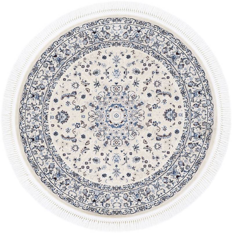 carpetfine Teppich »Nain Diane«, rund, 8 mm Höhe, Kurzflorteppich, Orient Look von carpetfine