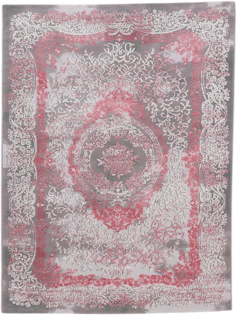 carpetfine Teppich »Vintage Selma«, rechteckig, 5 mm Höhe, Vintage Look im Hoch-Tief-Effekt, Wohnzimmer von carpetfine