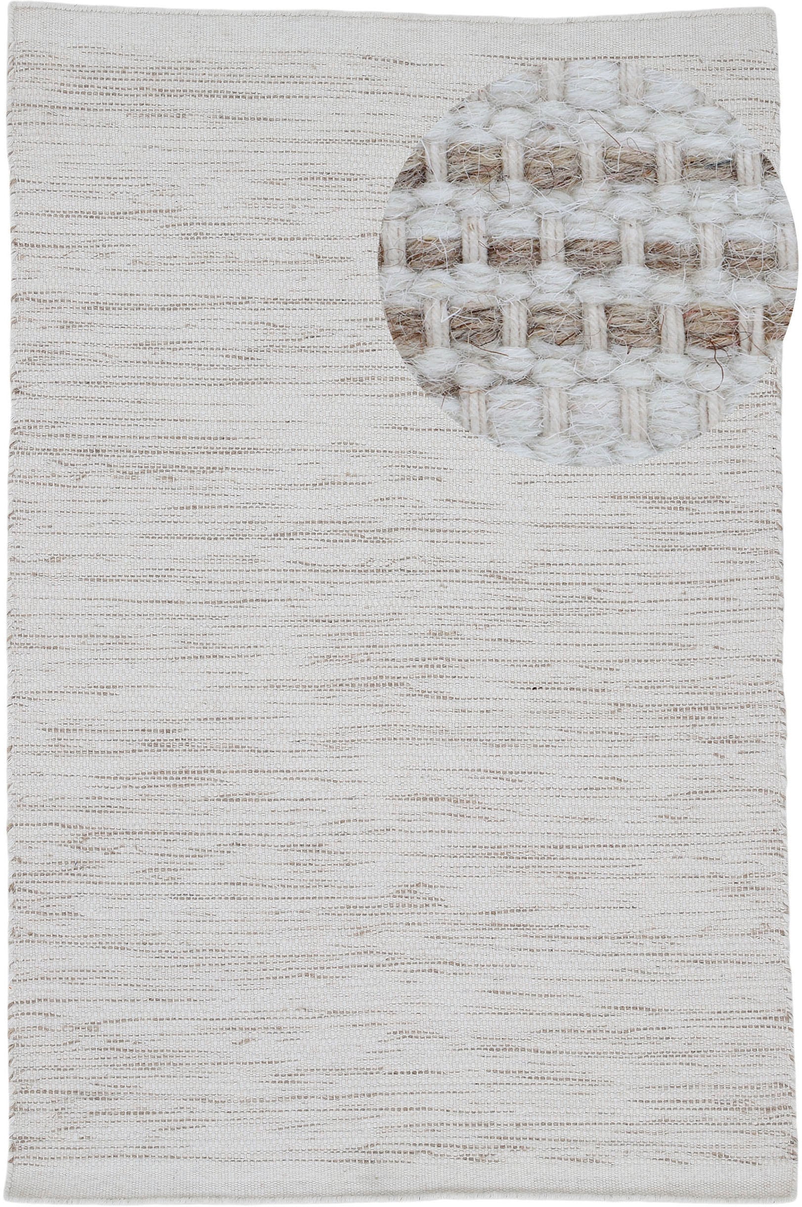 carpetfine Wollteppich »Mona«, rechteckig von carpetfine