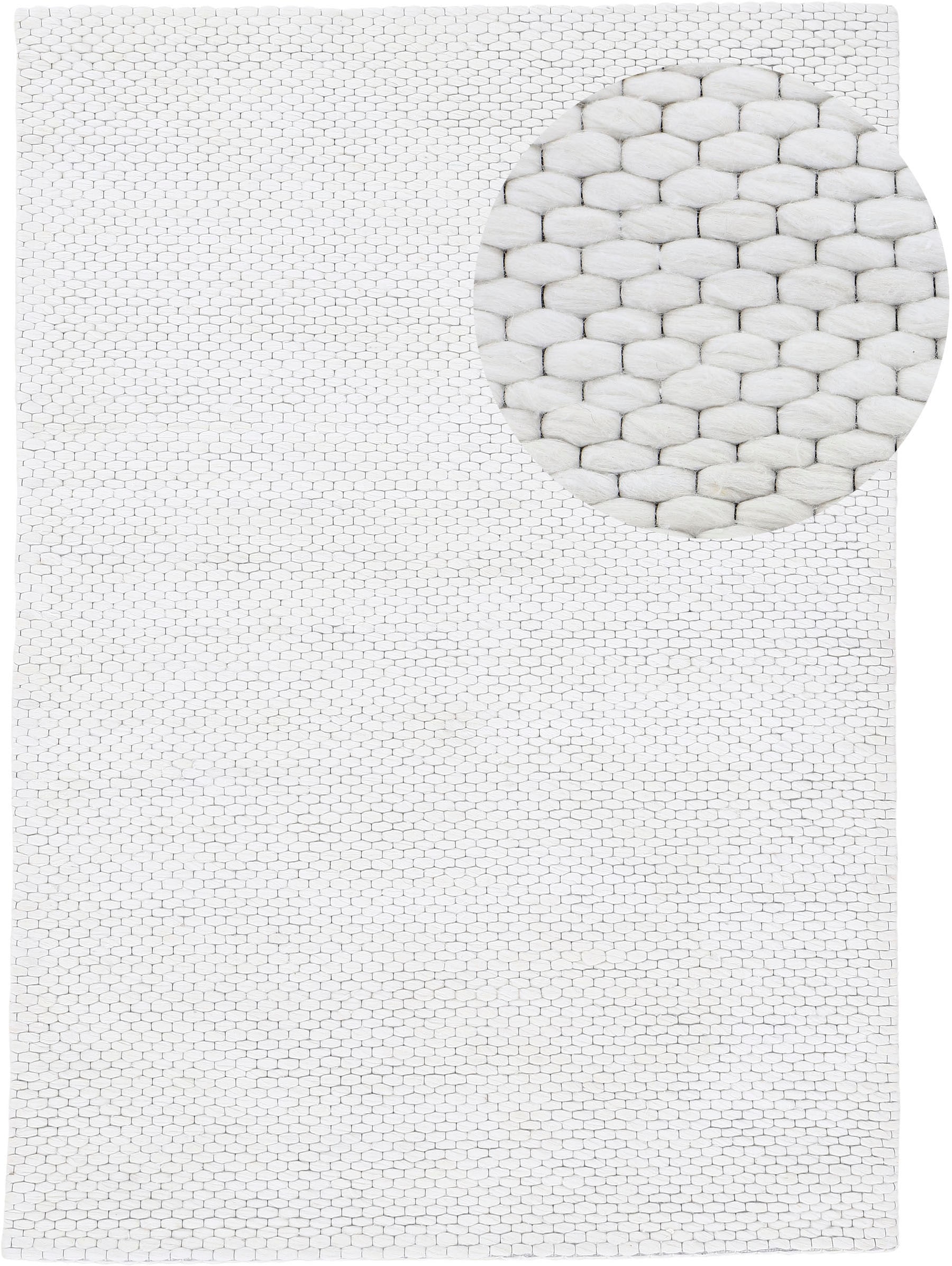 carpetfine Wollteppich »Sina«, rechteckig, 14 mm Höhe, Handweb Teppich, reine Wolle, meliert, handgewebt, weich & kuschelig carpetfine Wollteppich »Sina«, rechteckig, 14 mm Höhe, Handweb Teppich, reine Wolle, meliert, handgewebt, weich & kuschelig von carpetfine