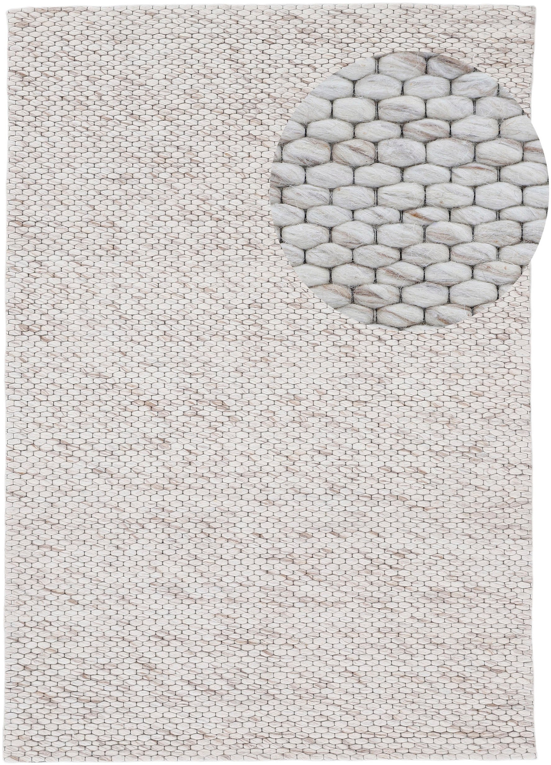 carpetfine Wollteppich »Sina«, rechteckig, 14 mm Höhe, Handweb Teppich, reine Wolle, meliert, handgewebt, weich & kuschelig carpetfine Wollteppich »Sina«, rechteckig, 14 mm Höhe, Handweb Teppich, reine Wolle, meliert, handgewebt, weich & kuschelig von carpetfine