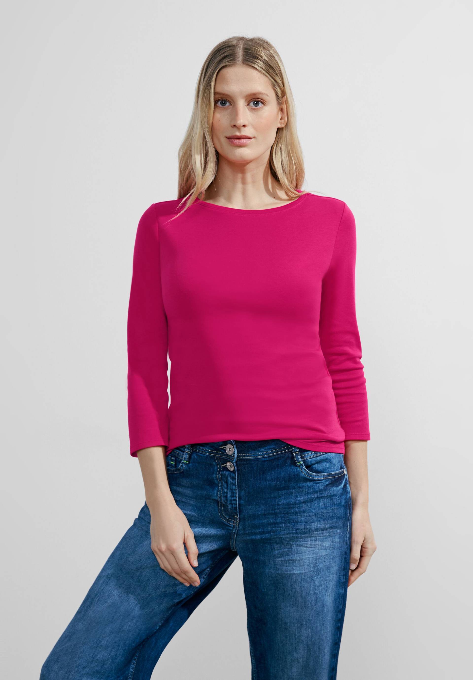 Cecil 3/4-Arm-Shirt »Basic Boatneck« von cecil