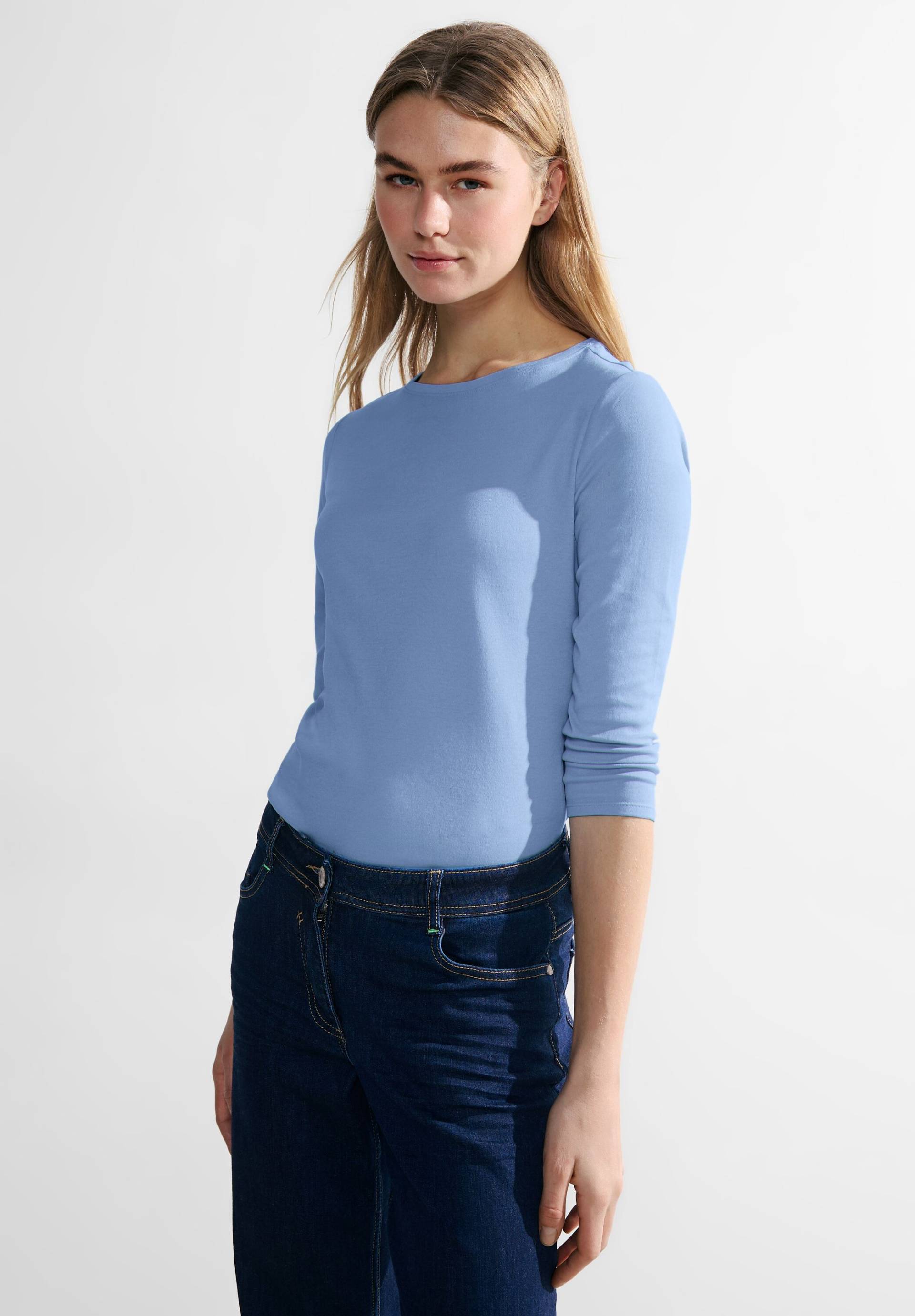 Cecil 3/4-Arm-Shirt »Basic Boatneck« von cecil