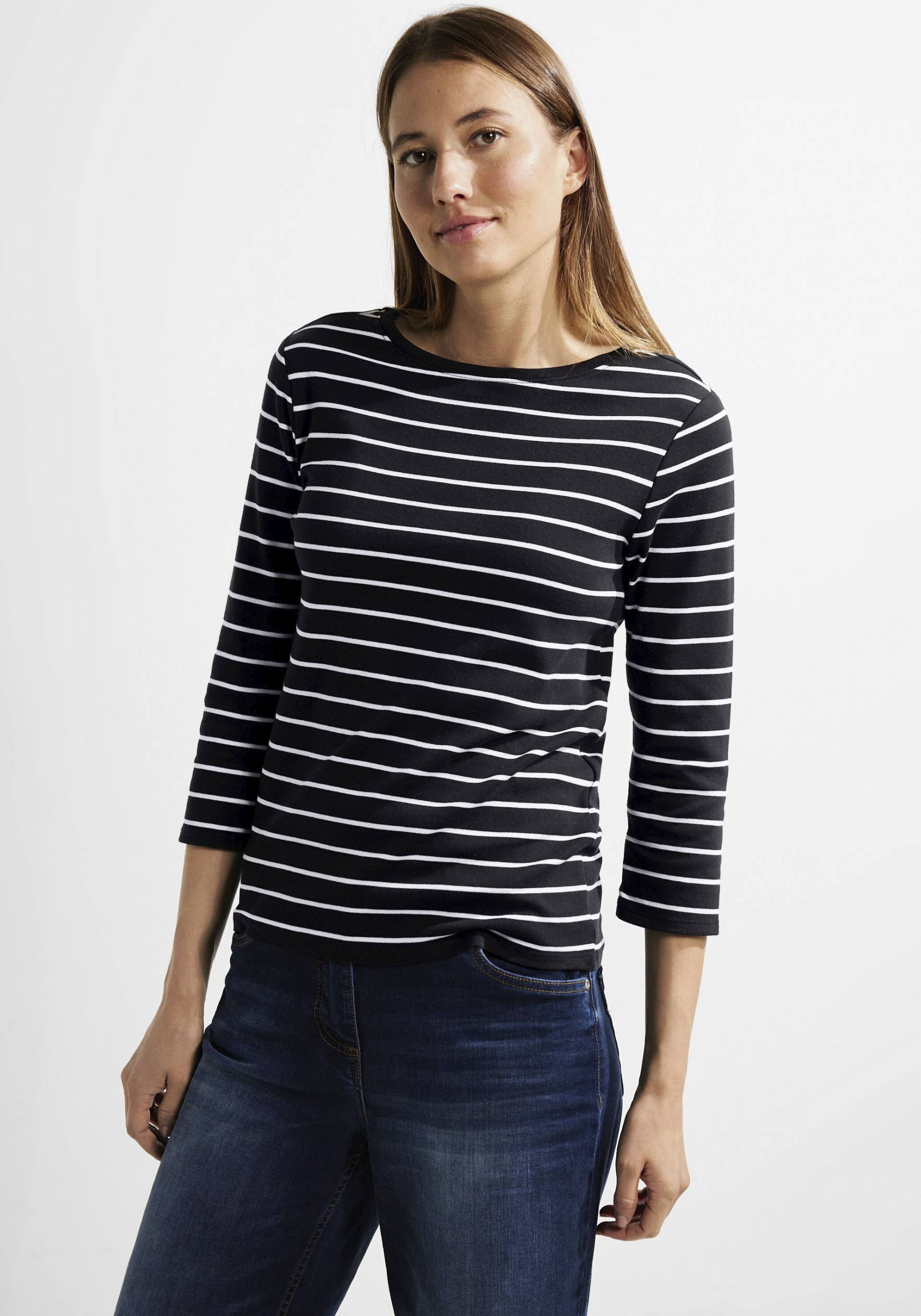 Cecil 3/4-Arm-Shirt »Basic Streifenshirt« von cecil