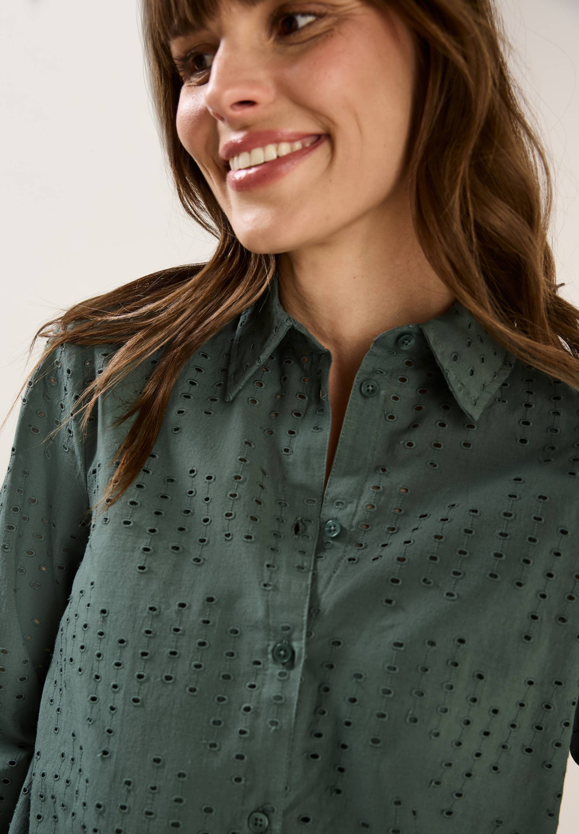 Cecil Hemdbluse, mit Lochstickerei Cecil Hemdbluse, mit Lochstickerei von cecil