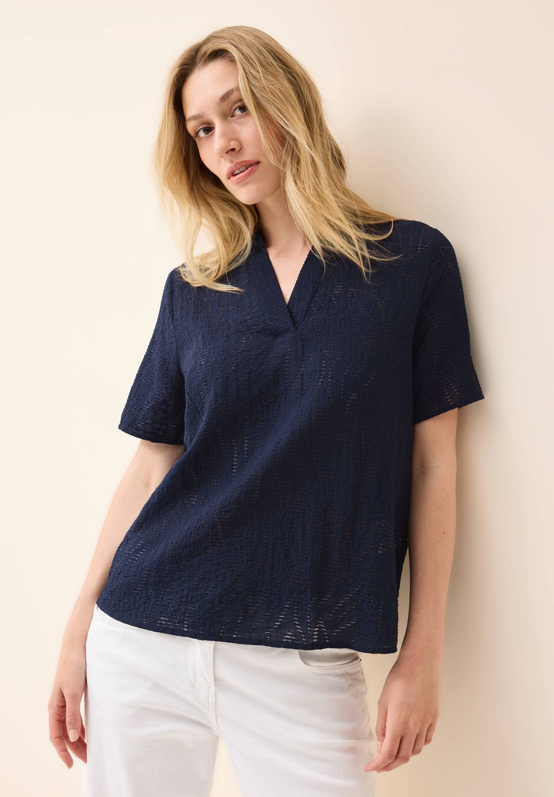 Cecil Hemdbluse, mit leichtem Struktur Muster von cecil