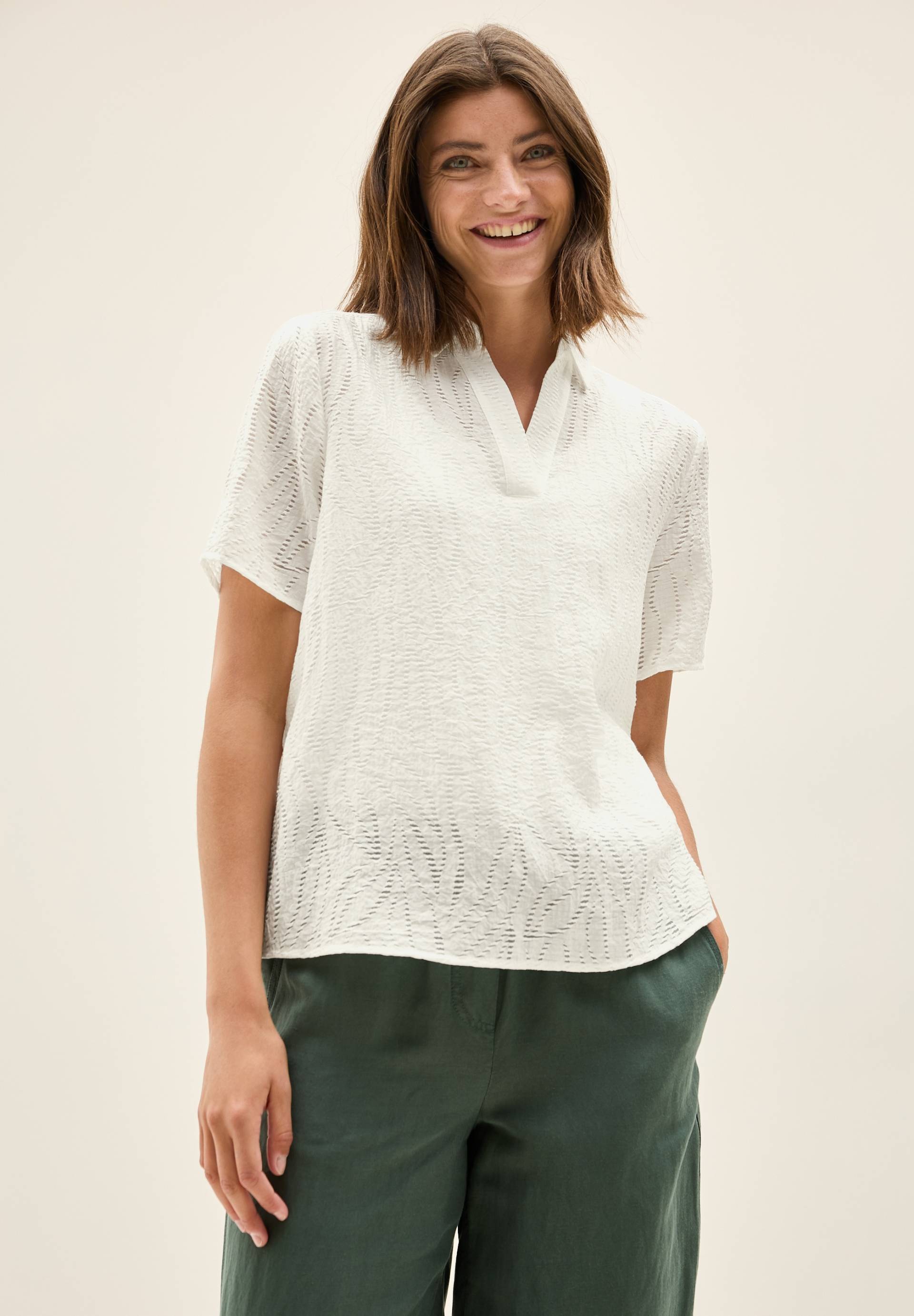 Cecil Hemdbluse, mit leichtem Struktur Muster von cecil