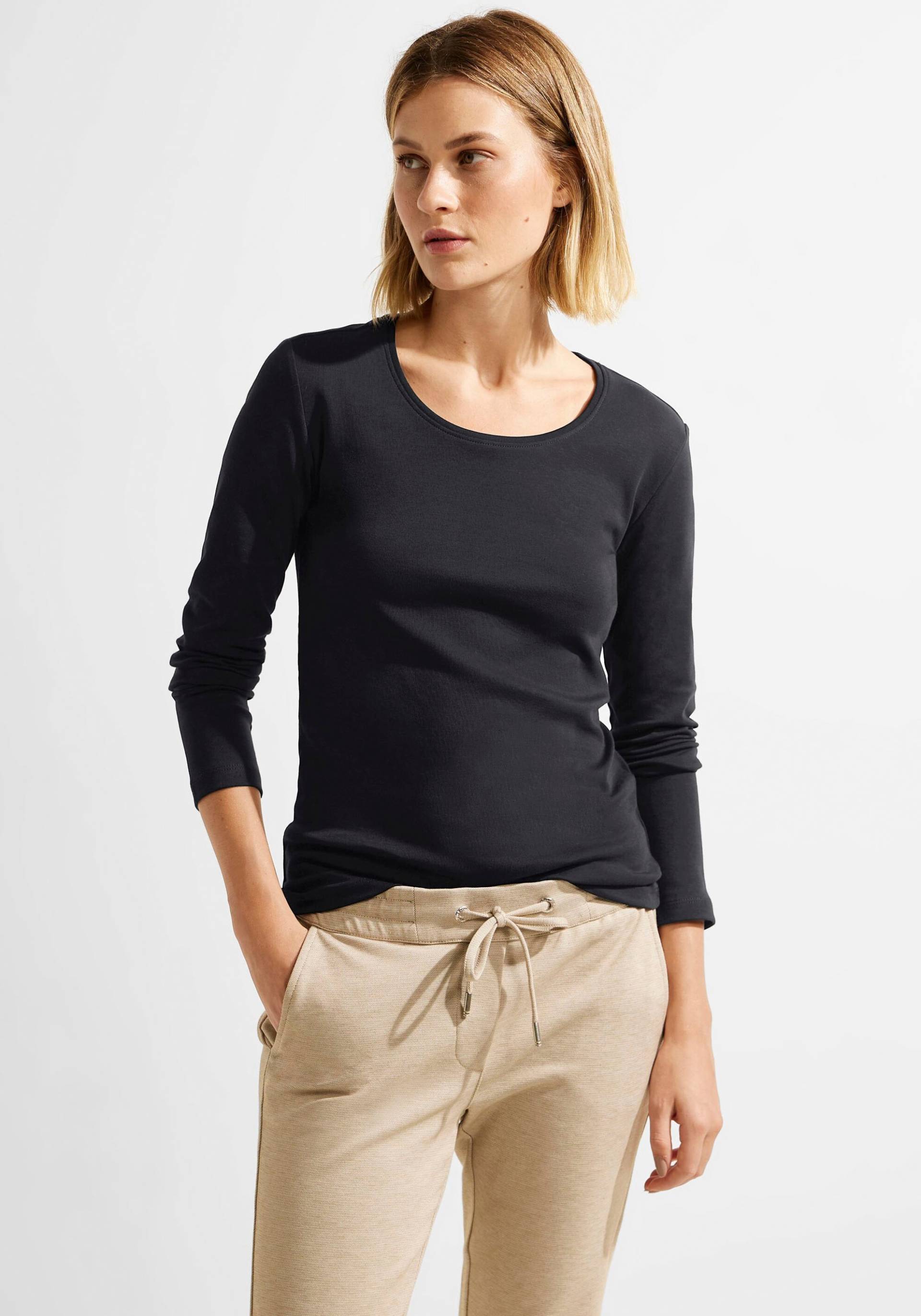 Cecil Langarmshirt »Basic Langarmshirt Pia« von cecil