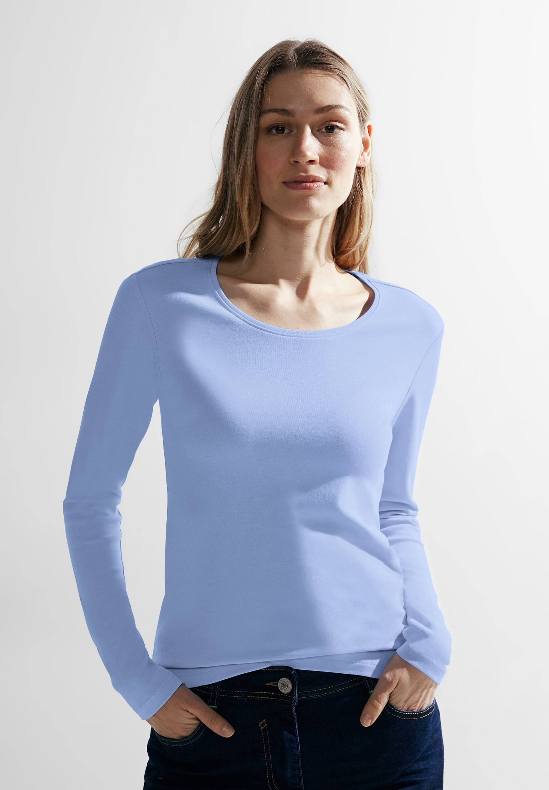 Cecil Langarmshirt »Basic Langarmshirt Pia« von cecil