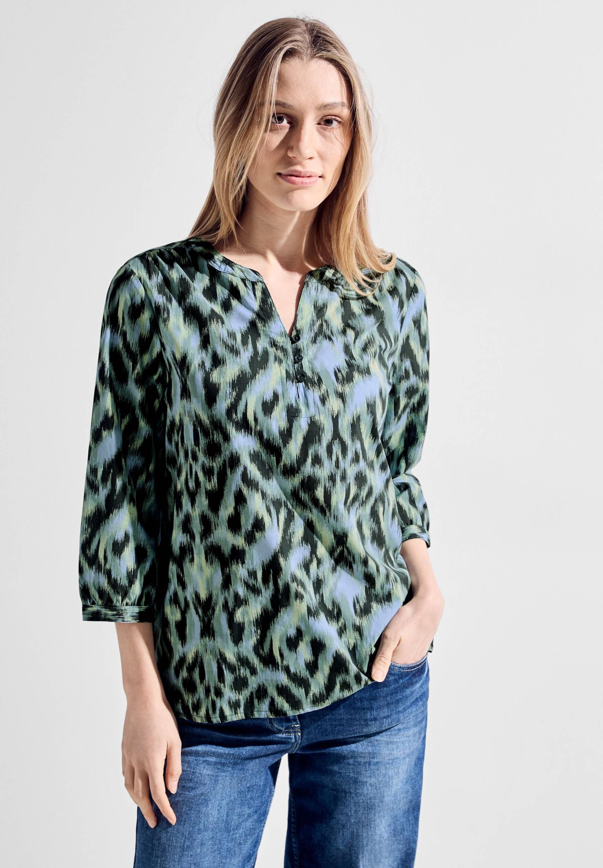 Cecil Shirtbluse, mit 3/4 Arm und Alloverprint von cecil