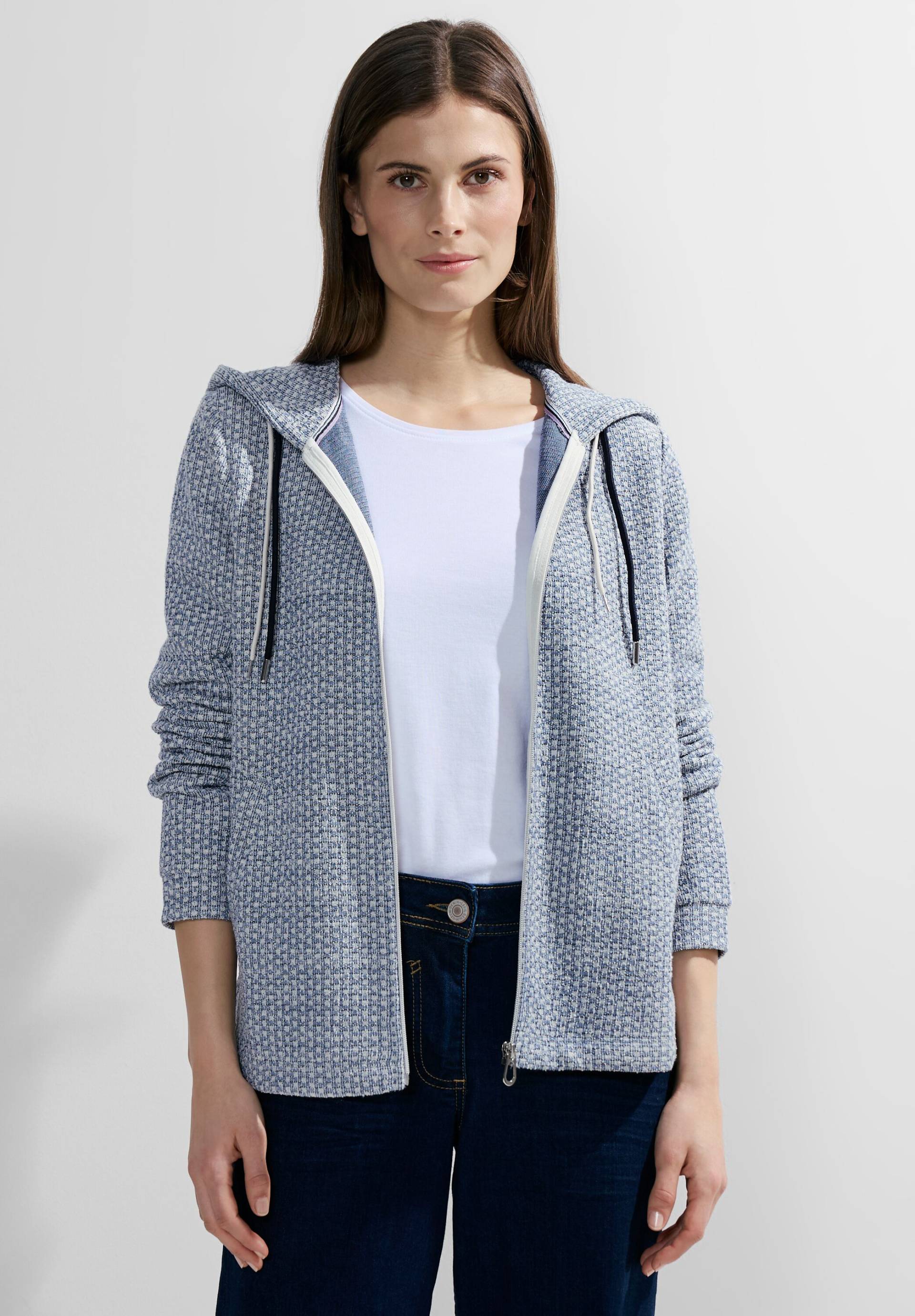 Cecil Shirtjacke, in Jacquard-Qualität von cecil