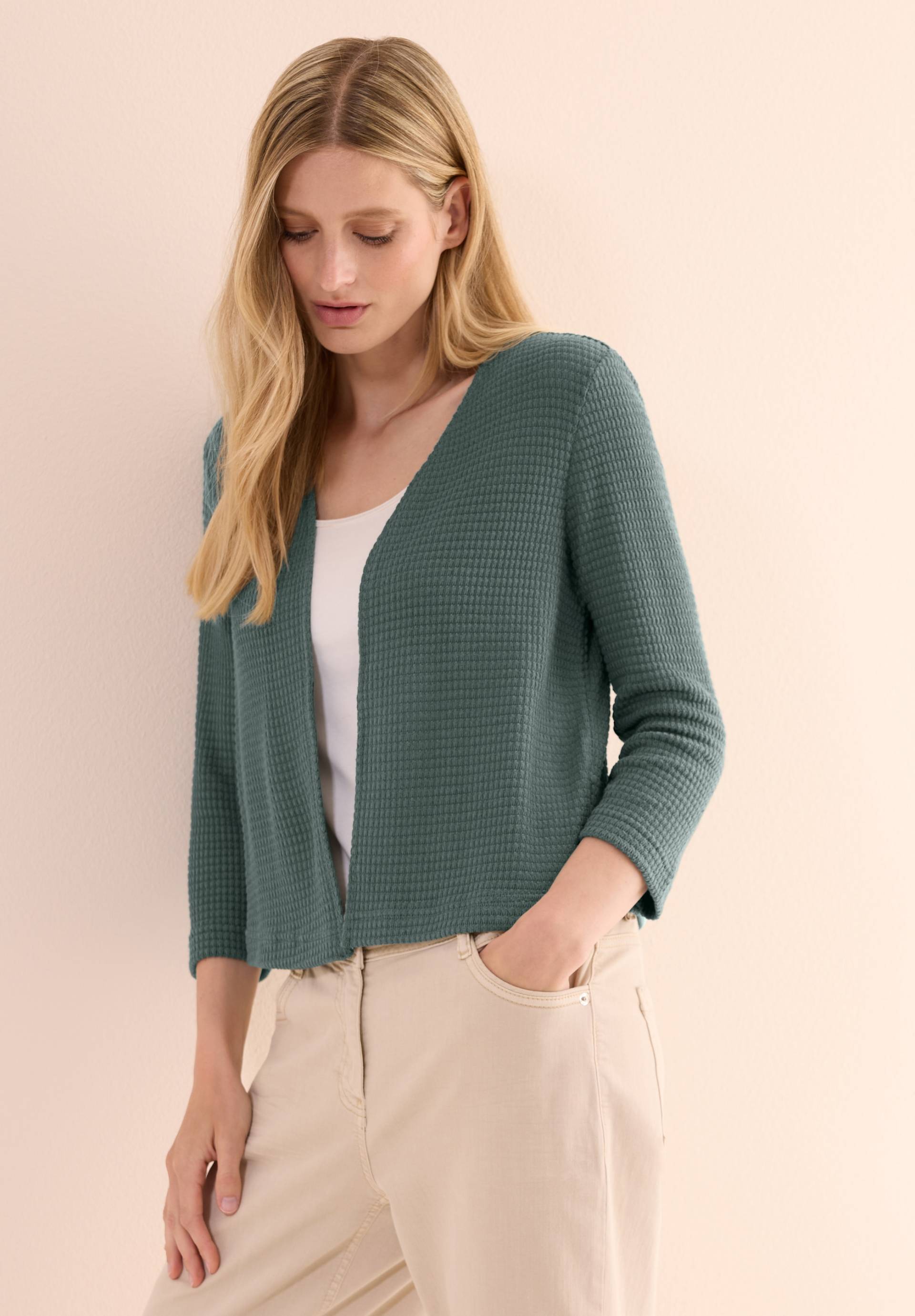 Cecil Strickjacke, offen, im Ajour-Strick-Look Cecil Strickjacke, offen, im Ajour-Strick-Look von cecil