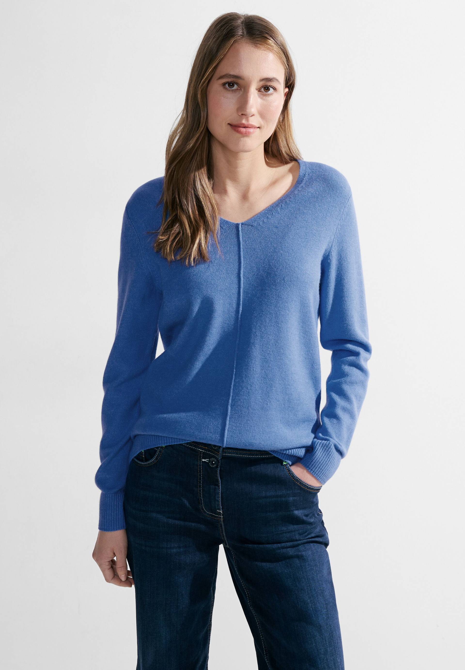 Cecil Strickpullover »Cosy«, mit Ziernaht vorne von cecil