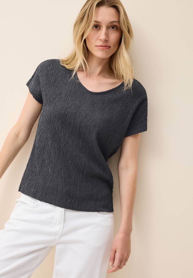 Cecil T-Shirt, in gesmokter Struktur von cecil