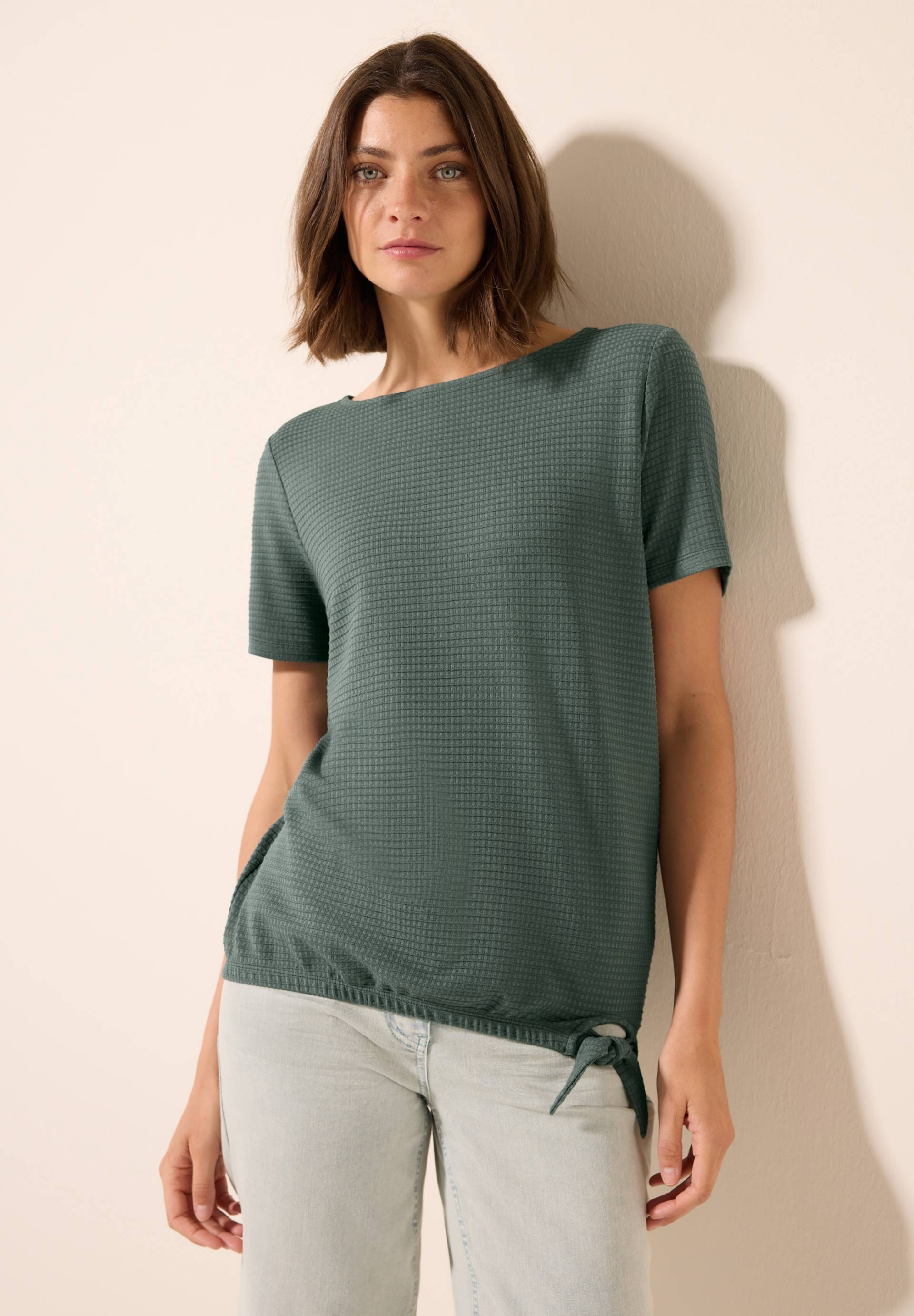 Cecil T-Shirt, mit Knoten Detail Cecil T-Shirt, mit Knoten Detail von cecil