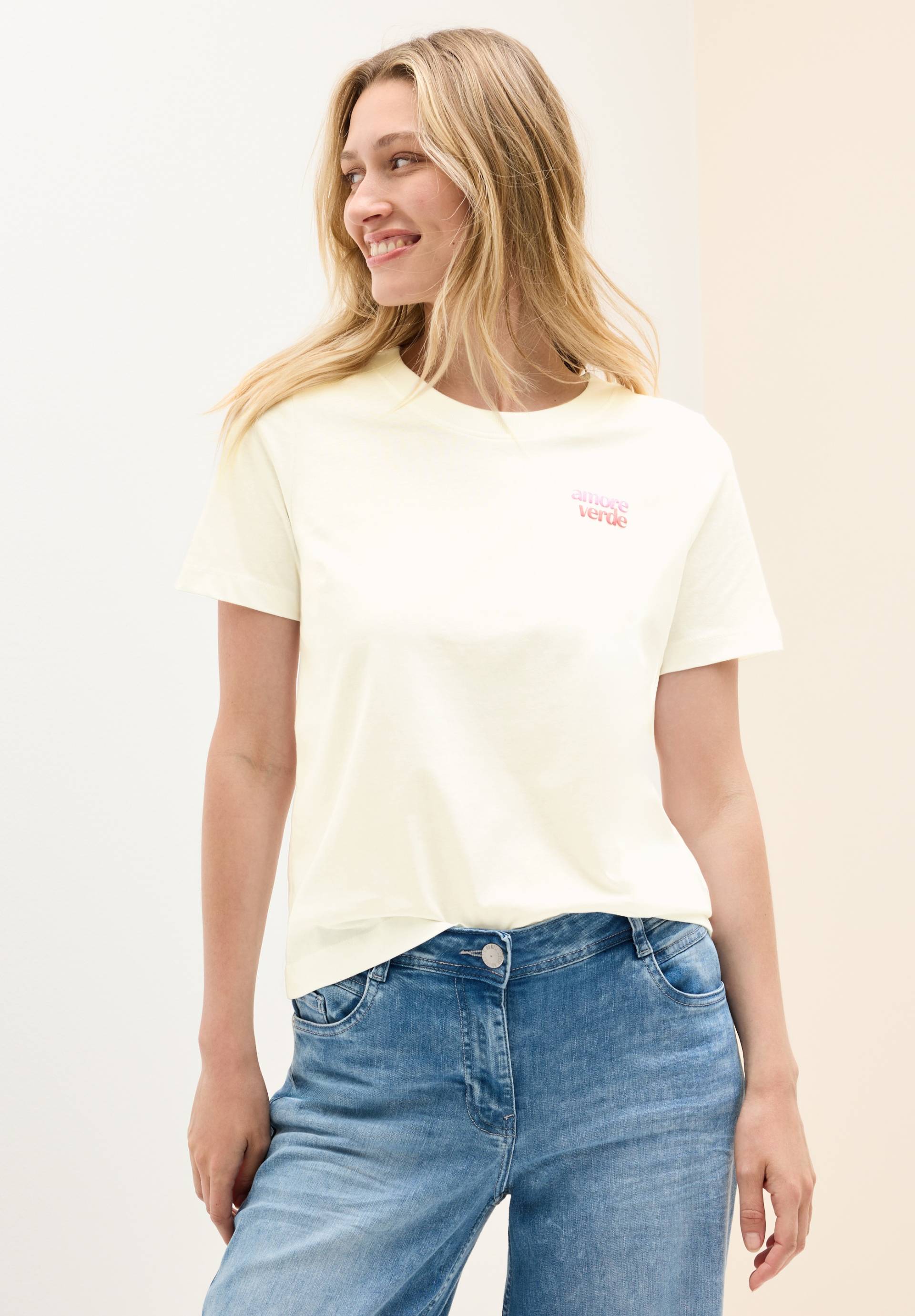 Cecil T-Shirt, mit Wording Cecil T-Shirt, mit Wording von cecil