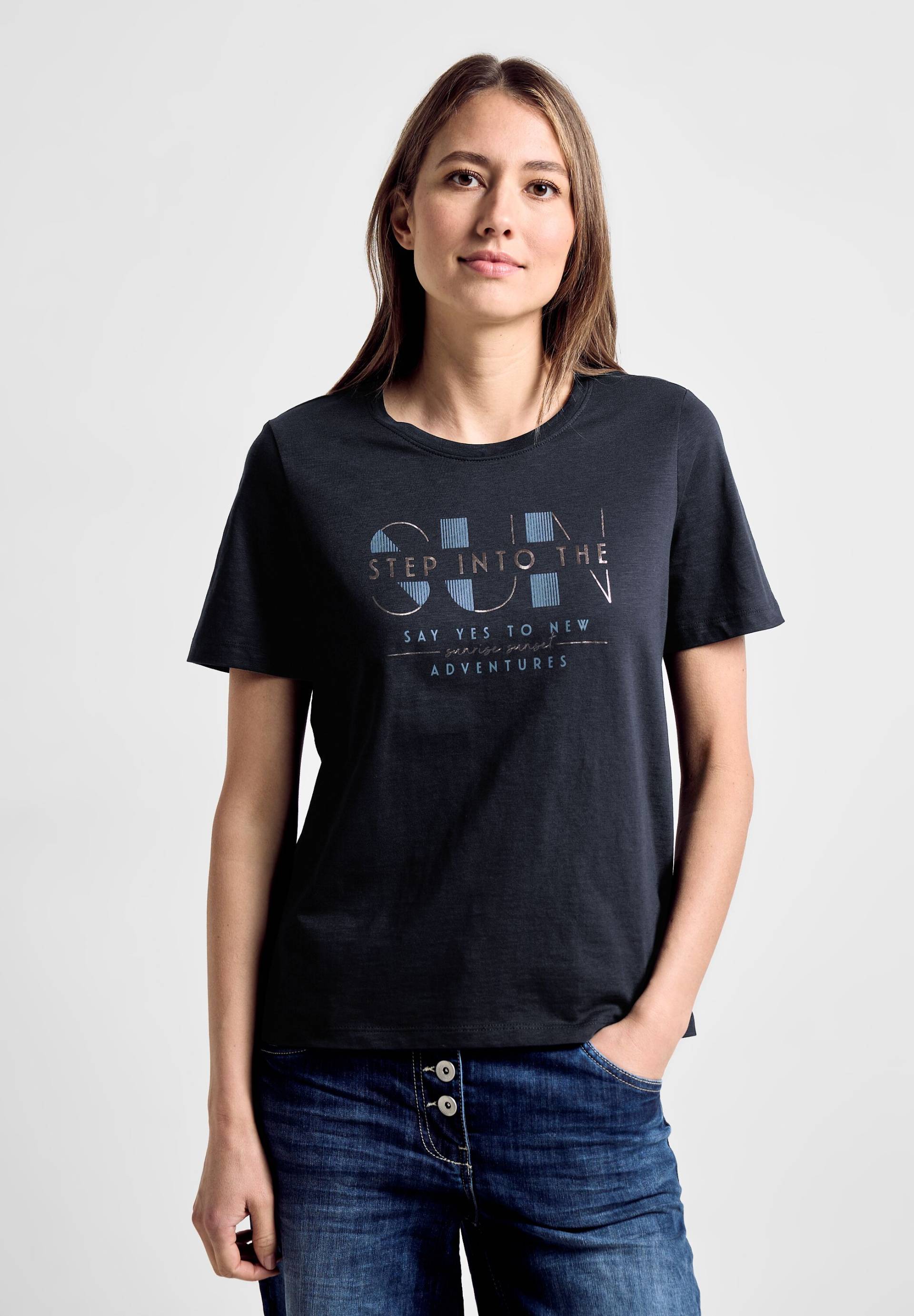 Cecil T-Shirt, mit Frontprint von cecil