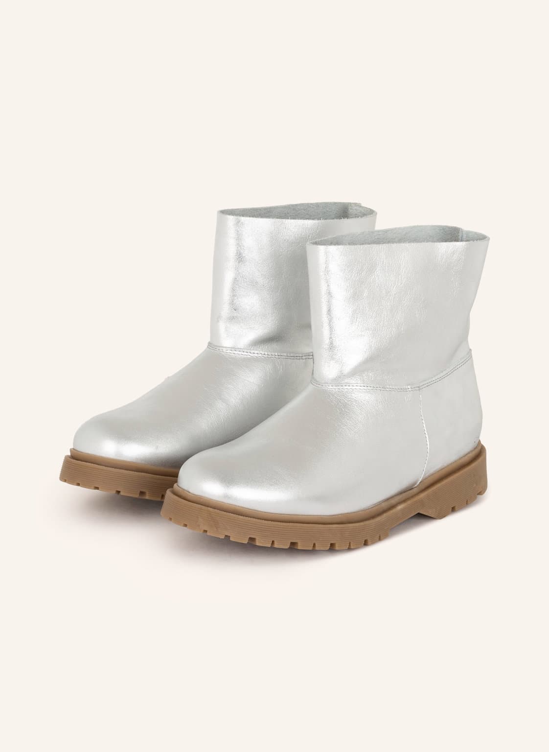 Cha Biker Boots silber