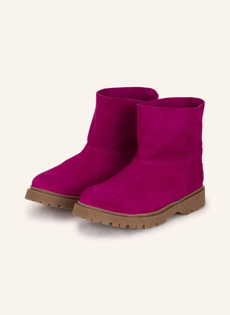 Cha Plateau-Boots pink von cha