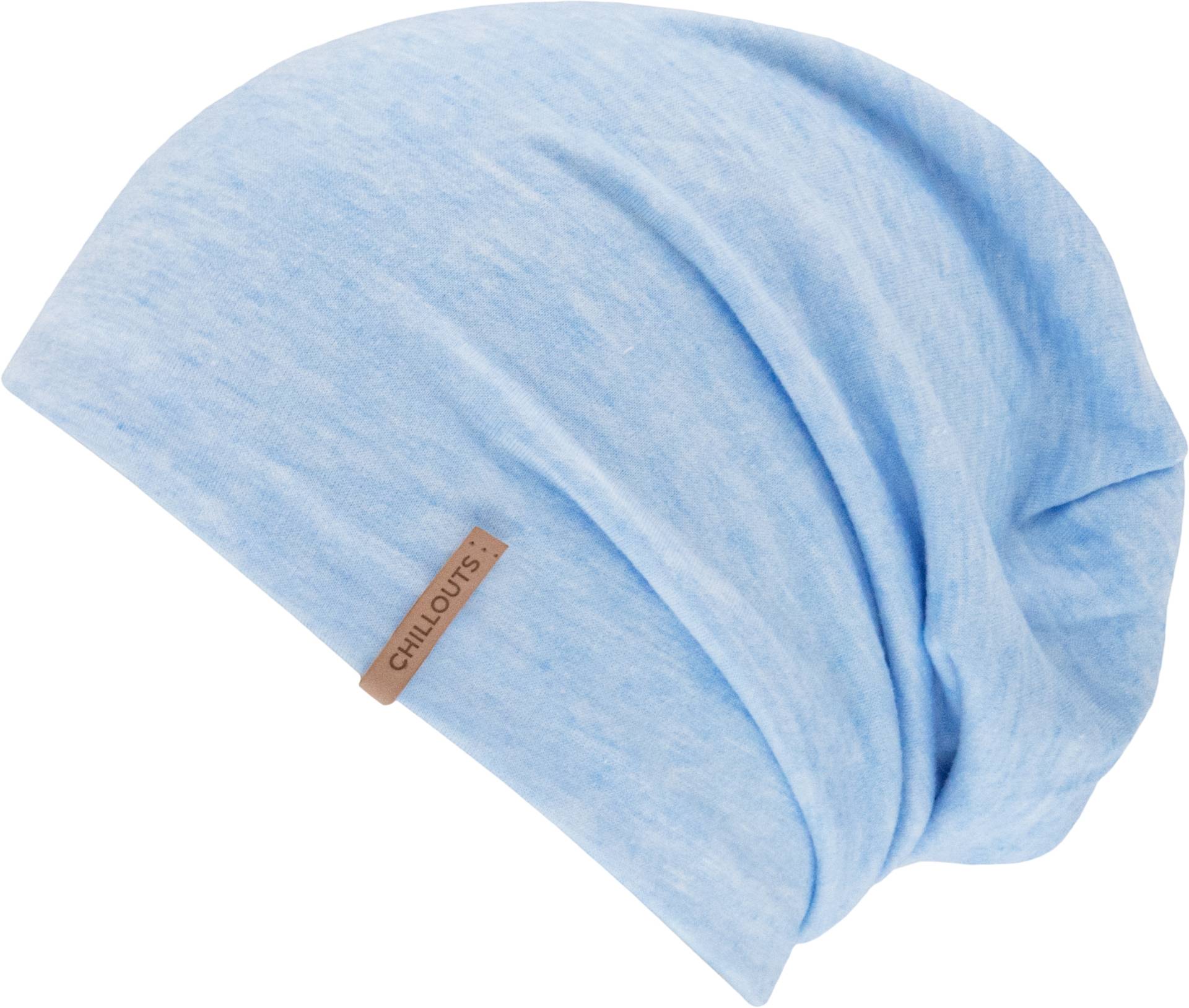 chillouts Beanie »Surrey Hat«, (1 St.), mit dezentem Flag-Label, passt sich jeder Kopfform an von chillouts