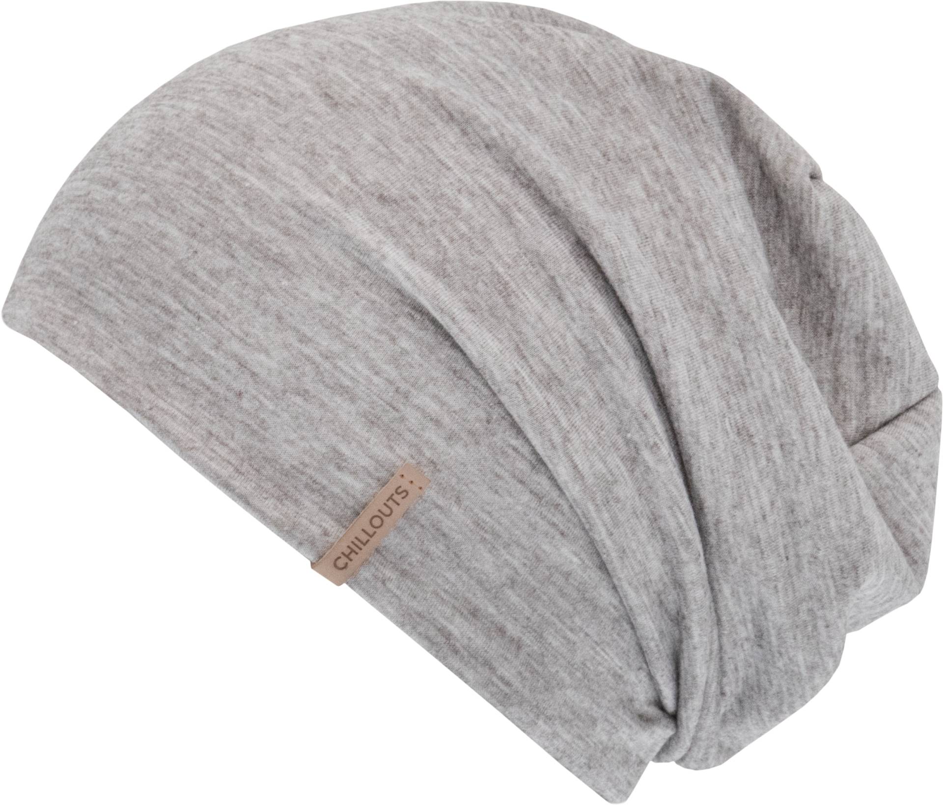 chillouts Beanie »Surrey Hat«, (1 St.), mit dezentem Flag-Label, passt sich jeder Kopfform an von chillouts