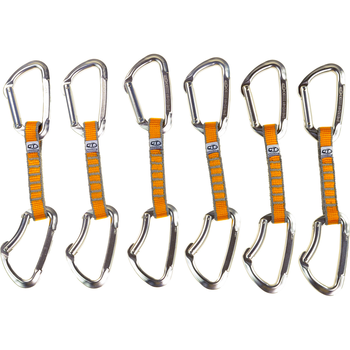 Climbing Technology Basic 12cm Express Set 6er Pack von climbing technology