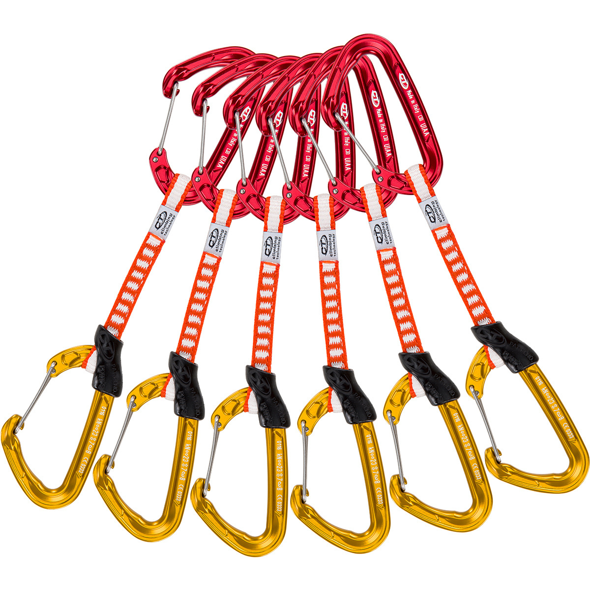 Climbing Technology Fly-Weight EVO DY 12 cm Expresssets 6er Pack von climbing technology