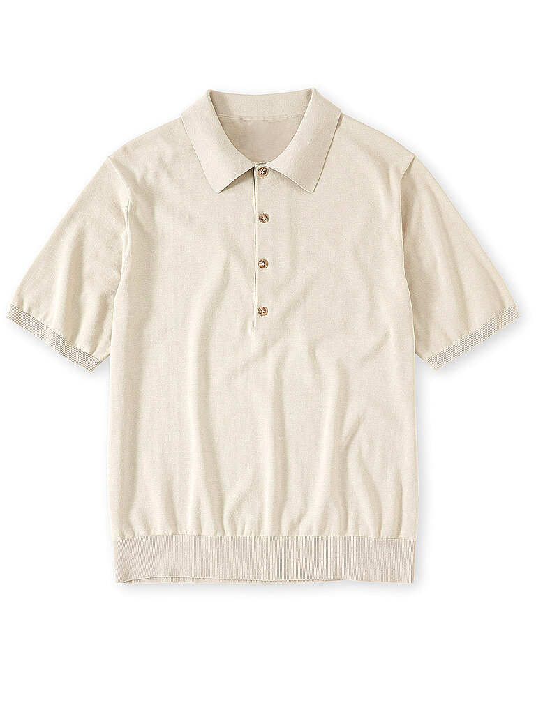 CLOSED Strickpoloshirt  beige | M von closed