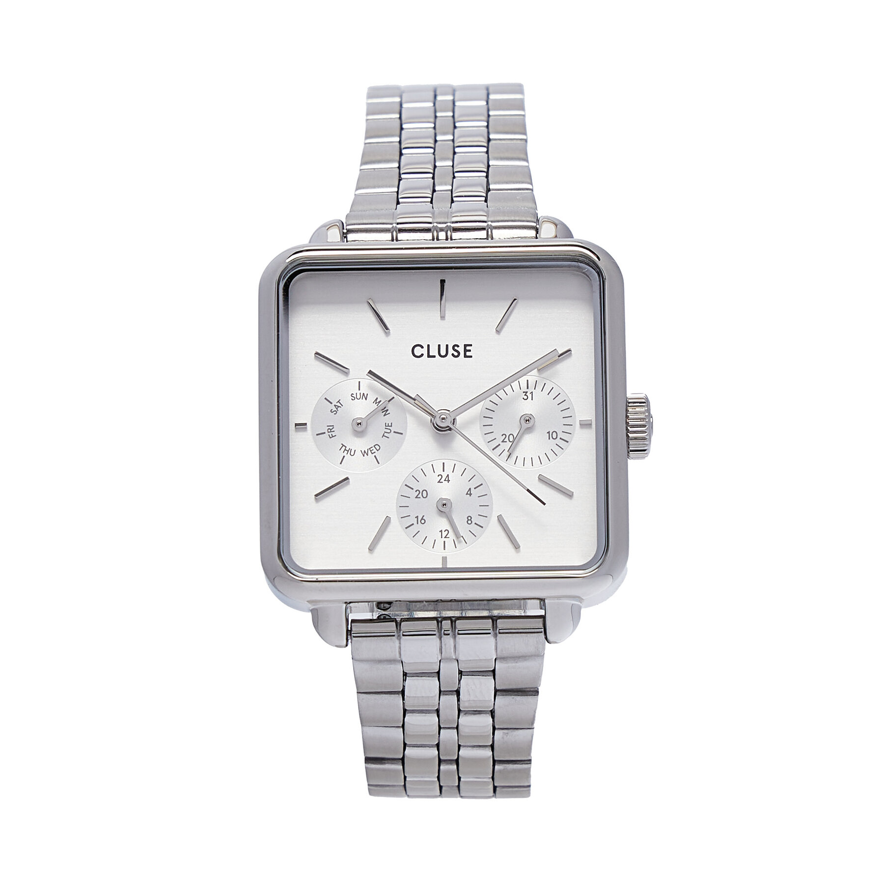 Uhr Cluse La Tétragone CW13802 Silver/Silver