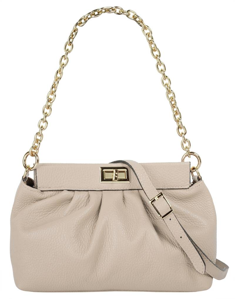 Cluty Umhängetasche, echt Leder, Made in Italy von cluty