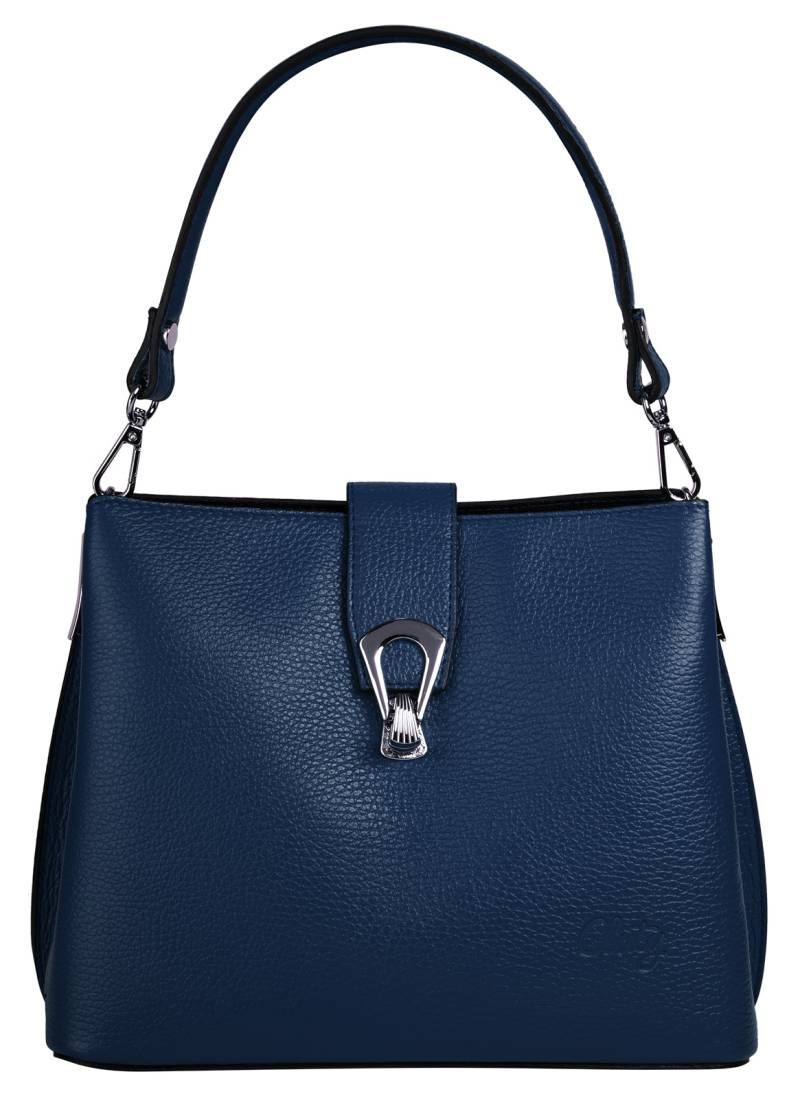 Cluty Umhängetasche, echt Leder, Made in Italy von cluty