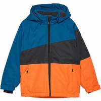 COLOR KIDS Kinder Skijacke Colorblock orange | 104 von color kids