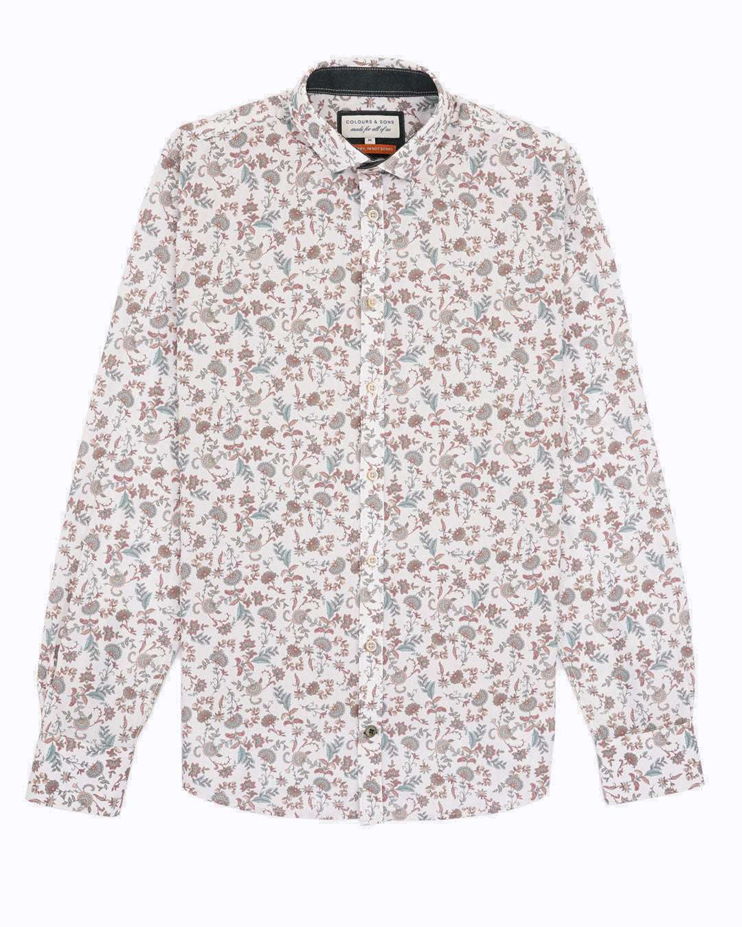 colours & sons Kurzarmhemd »Hemden Shirt-Floral Print« von colours & sons