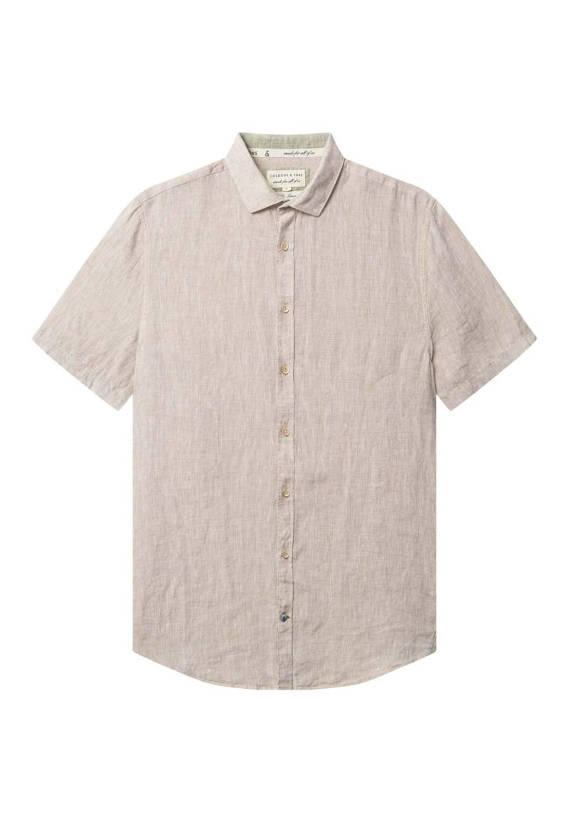 colours & sons Kurzarmhemd »colours & sons Hemden Linen« von colours & sons