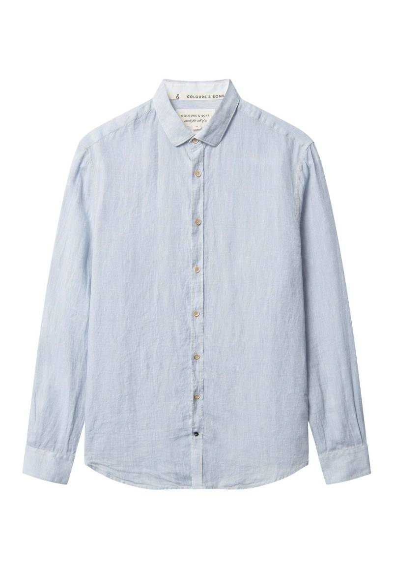 colours & sons Kurzarmhemd »colours & sons Hemden Linen« von colours & sons