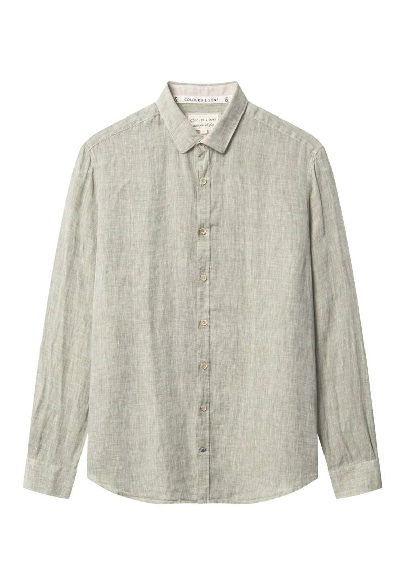 colours & sons Kurzarmhemd »colours & sons Hemden Linen« von colours & sons