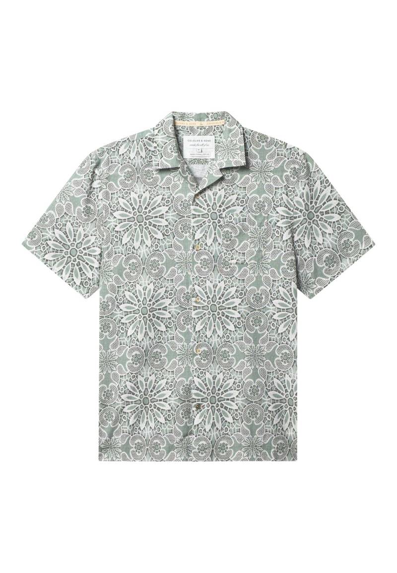 colours & sons Kurzarmhemd »colours & sons Kurzarmhemd Shirt-Printed« von colours & sons