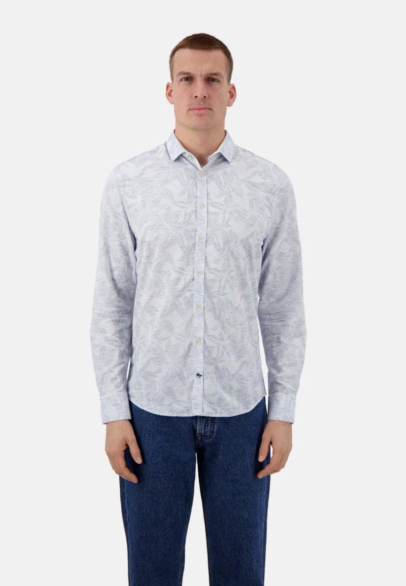 colours & sons Langarmhemd »colours & sons Hemden Blurred Orchids« von colours & sons