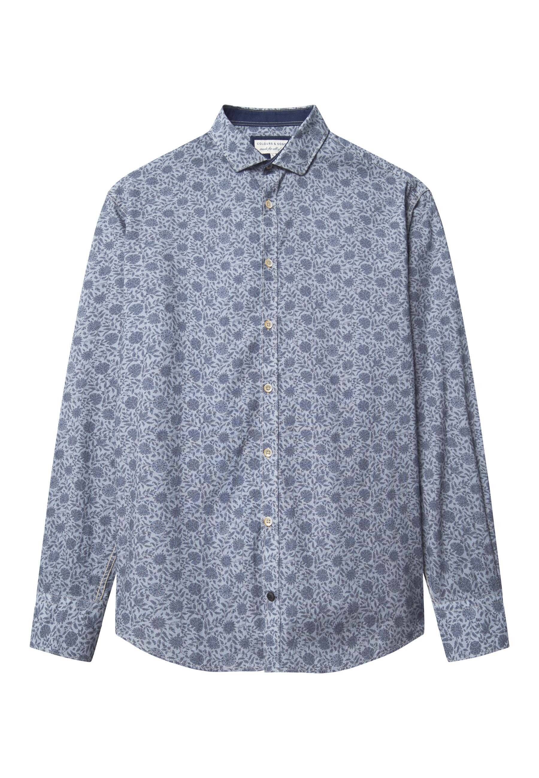 colours & sons Langarmhemd »colours & sons Langarmhemd Shirt Printed« colours & sons Langarmhemd »colours & sons Langarmhemd Shirt Printed« von colours & sons
