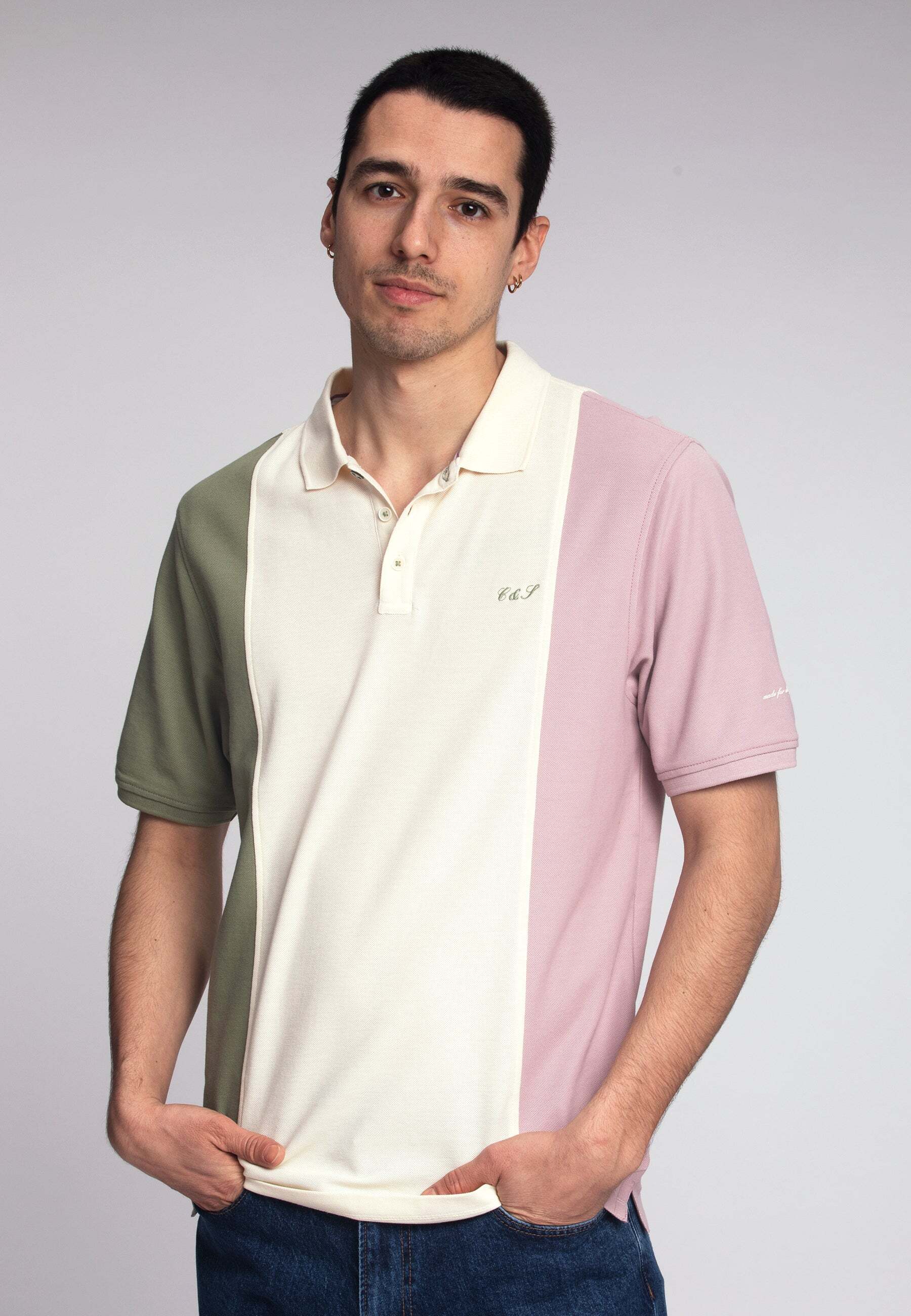 colours & sons Poloshirt »PolosPoloCutSewn« von colours & sons