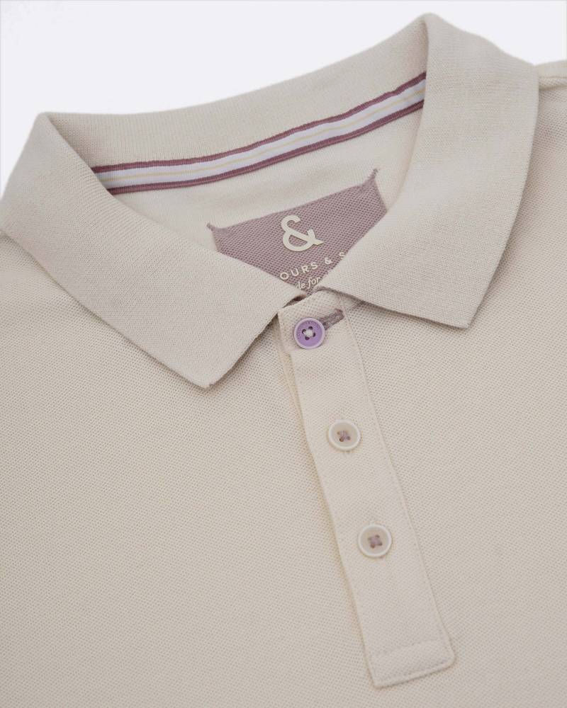 colours & sons Poloshirt »colours & sons Polos Polo Embroidery« von colours & sons