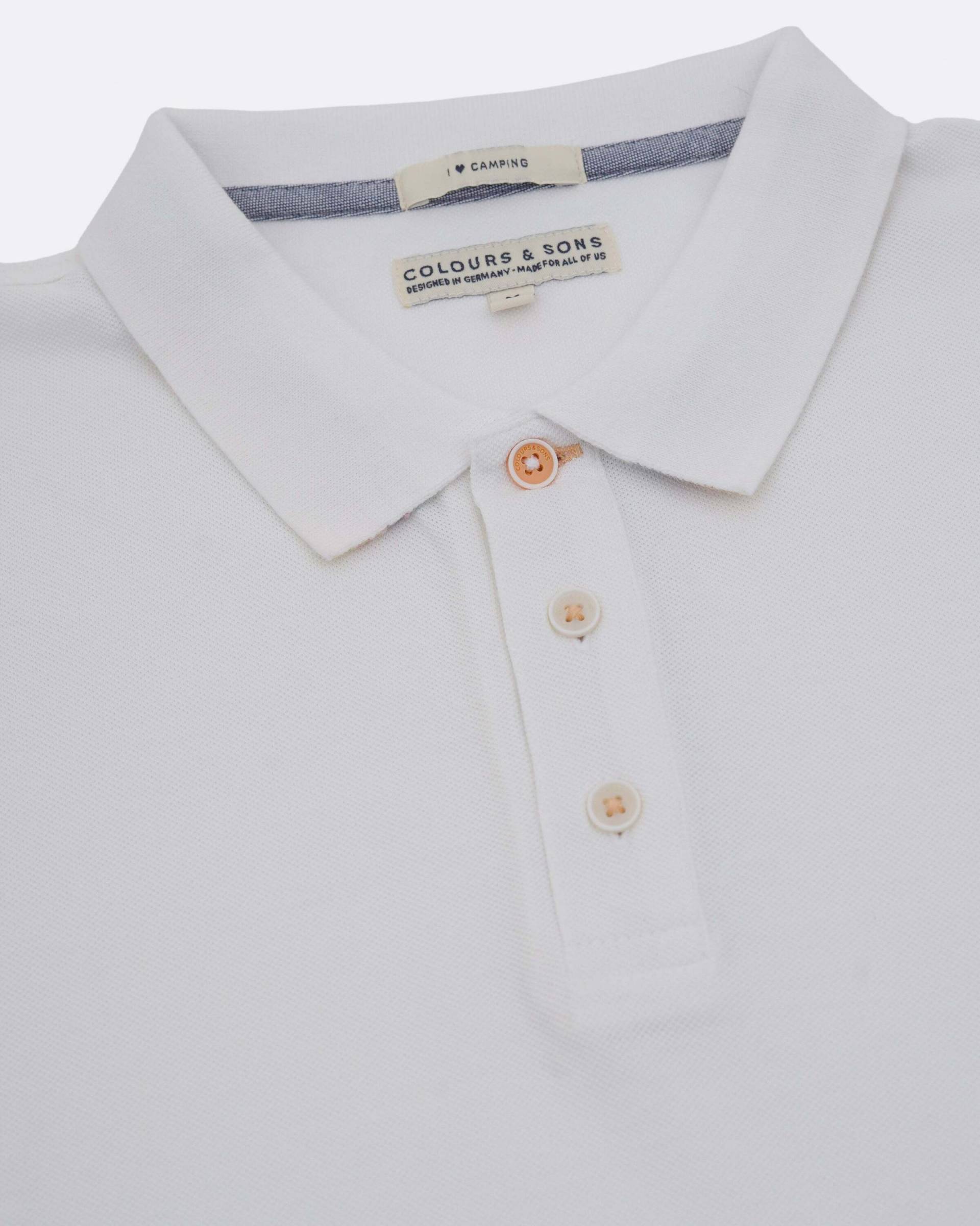 colours & sons Poloshirt »PolosPoloWashed« von colours & sons