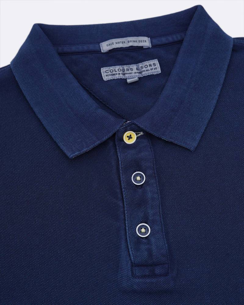 colours & sons Poloshirt »colours & sons Polos Polo Washed« von colours & sons