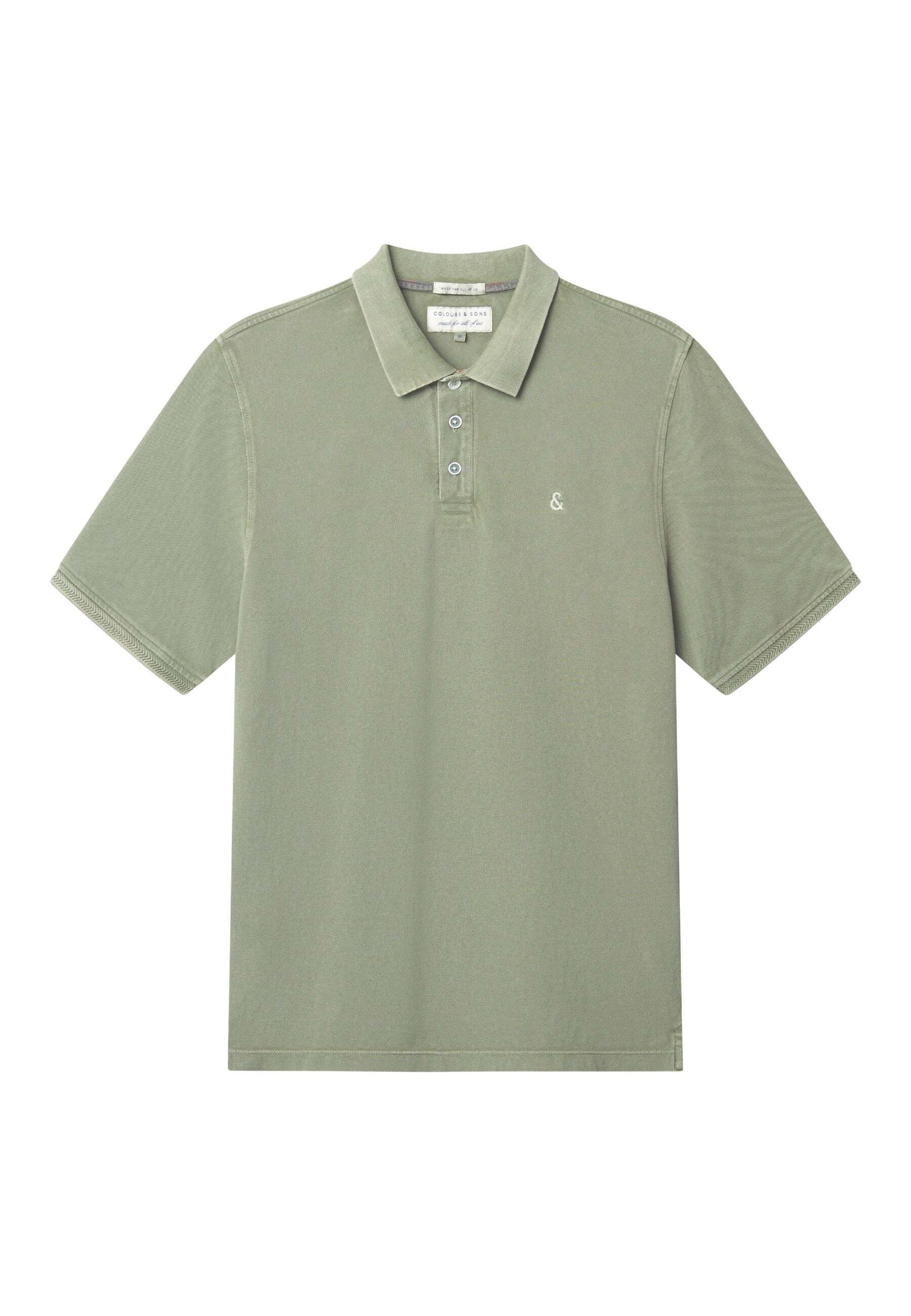 colours & sons Poloshirt »colours & sons Polo Polo-Garment Dyed« von colours & sons