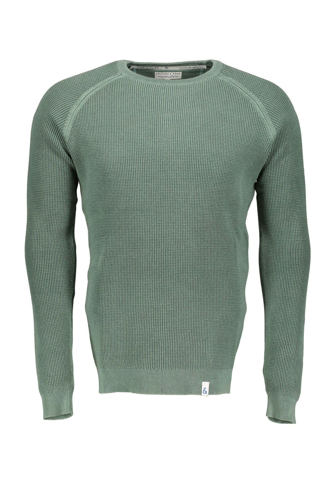 colours & sons Strickpullover »Pullover Roundneck-Washed« von colours & sons