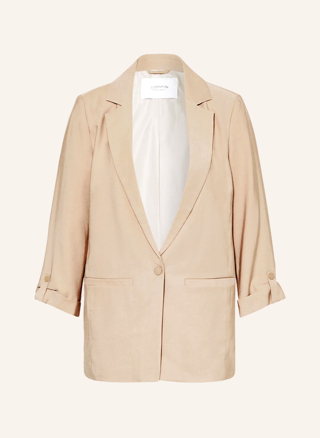 Comma Casual Identity Blazer beige von comma casual identity