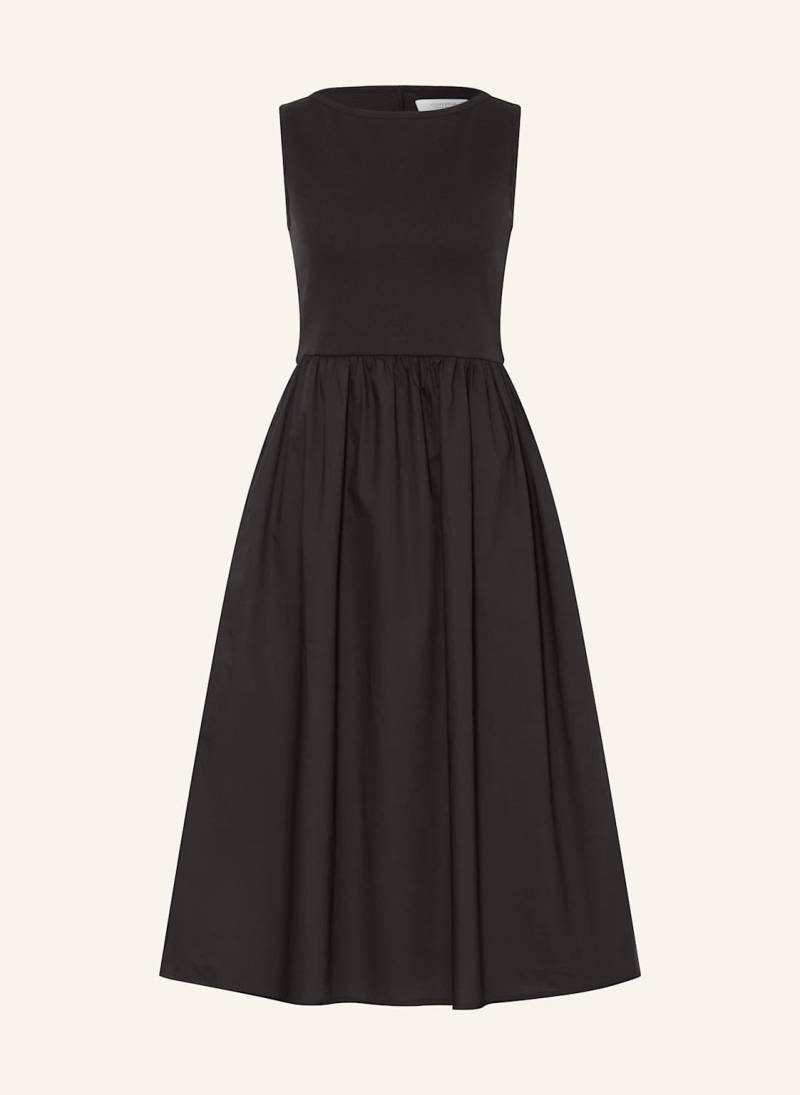 Comma Casual Identity Kleid Im Materialmix schwarz von comma casual identity