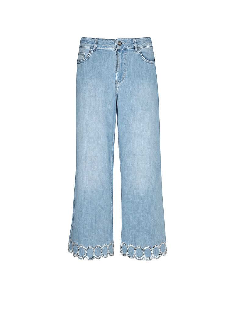 COMMA Jeans Wide Leg 7/8 blau | 44 von comma
